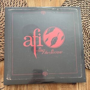 AFI 'Sing the Sorrow' 20th Anniversary Red and Black Smoke Vinyl Record